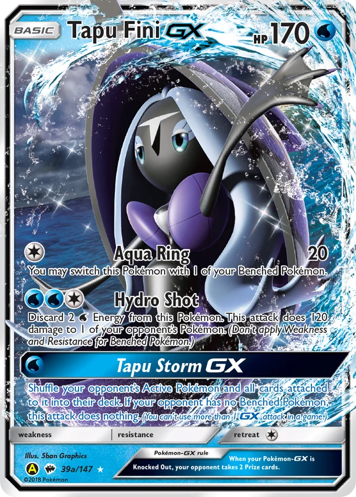 Tapu Fini-GX - Burning Shadows
