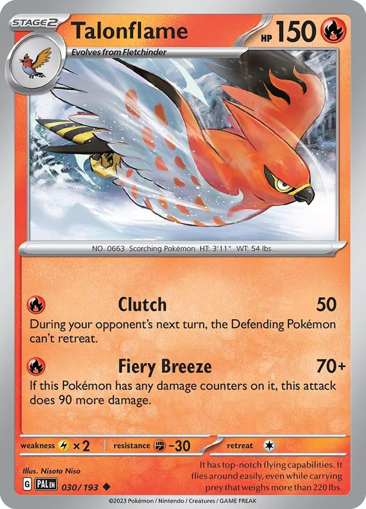 Talonflame - Paldea Evolved