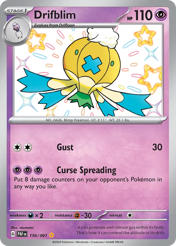 Drifblim - Paldean Fates