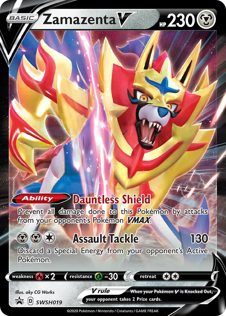 Zamazenta V - SWSH Black Star Promos
