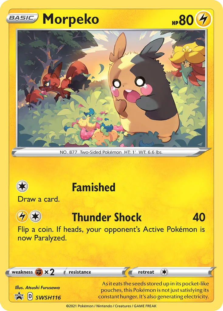 Morpeko - SWSH Black Star Promos