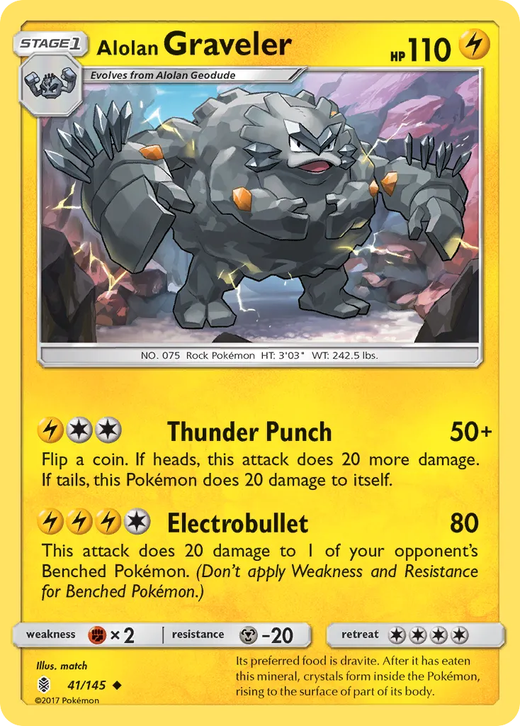 Alolan Graveler - Guardians Rising