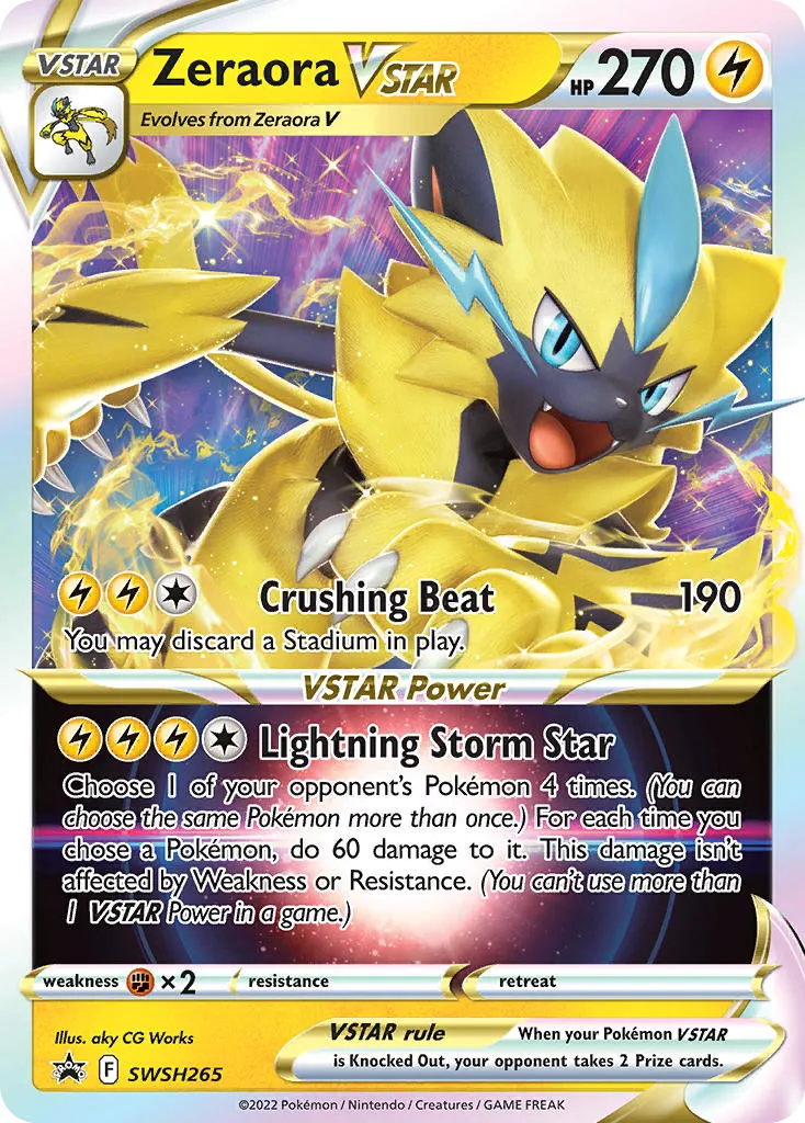 Zeraora VSTAR - SWSH Black Star Promos