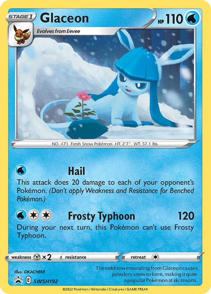 Glaceon - SWSH Black Star Promos