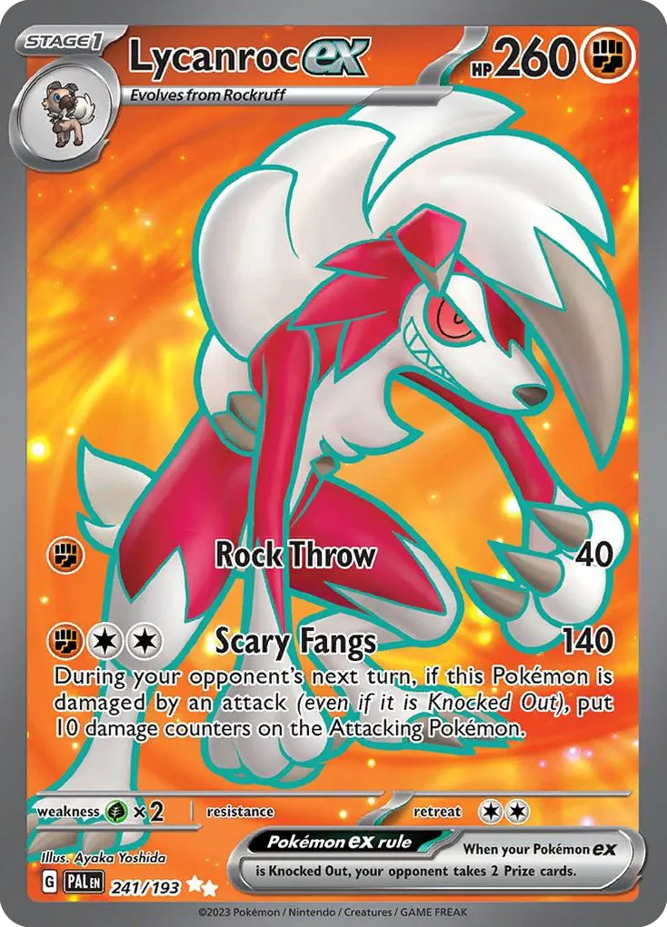 Lycanroc ex - Paldea Evolved