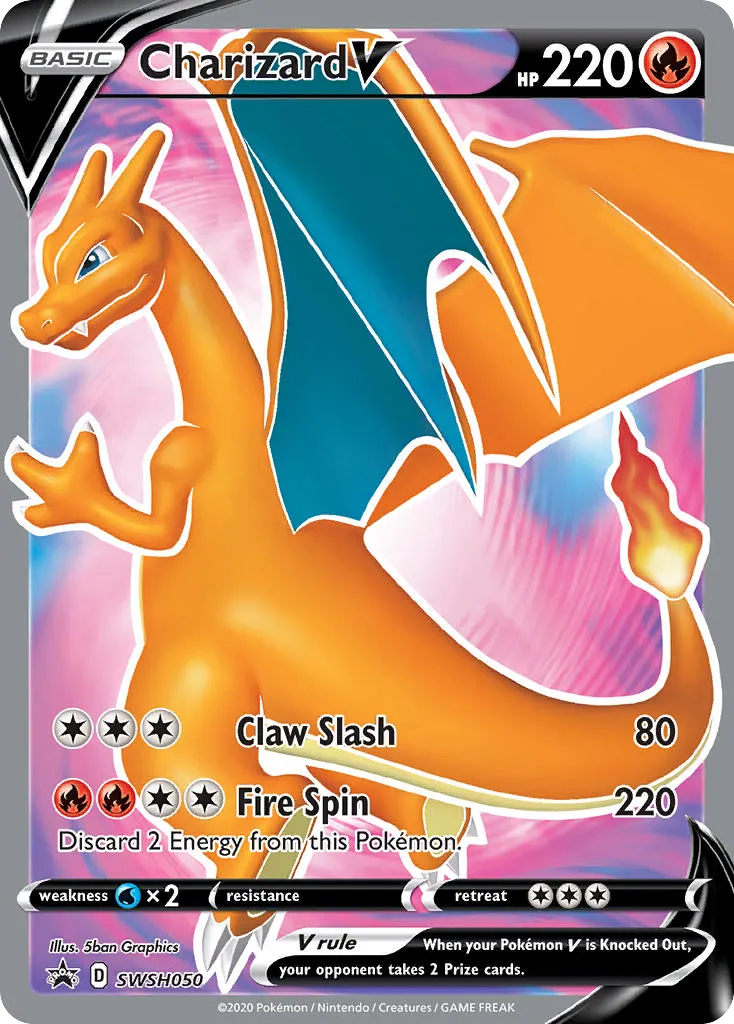 Charizard V - SWSH Black Star Promos