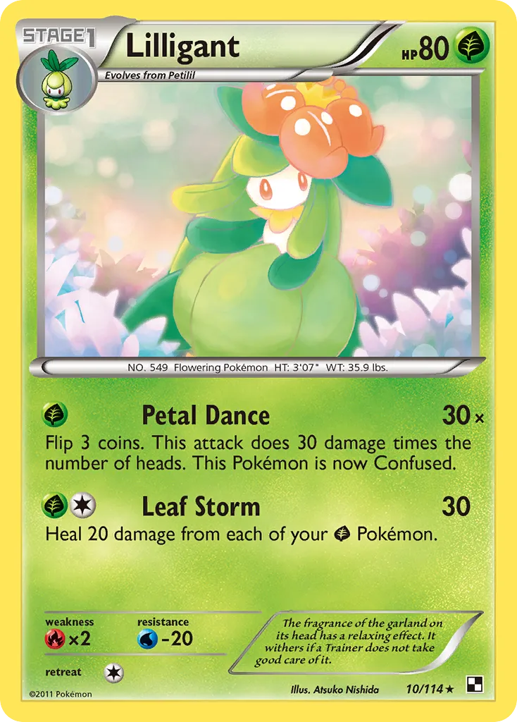 Lilligant - Black & White