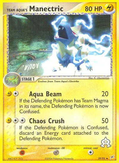 Team Aqua's Manectric - Team Magma vs Team Aqua
