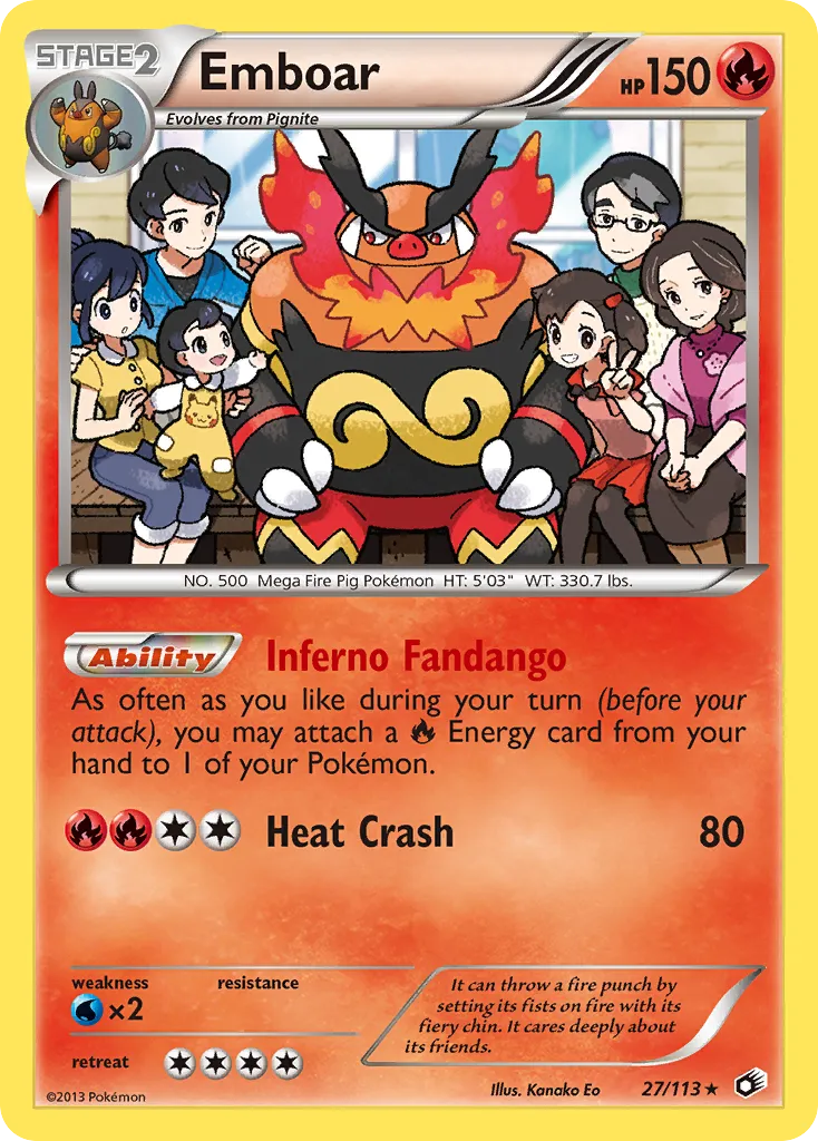 Emboar - Legendary Treasures