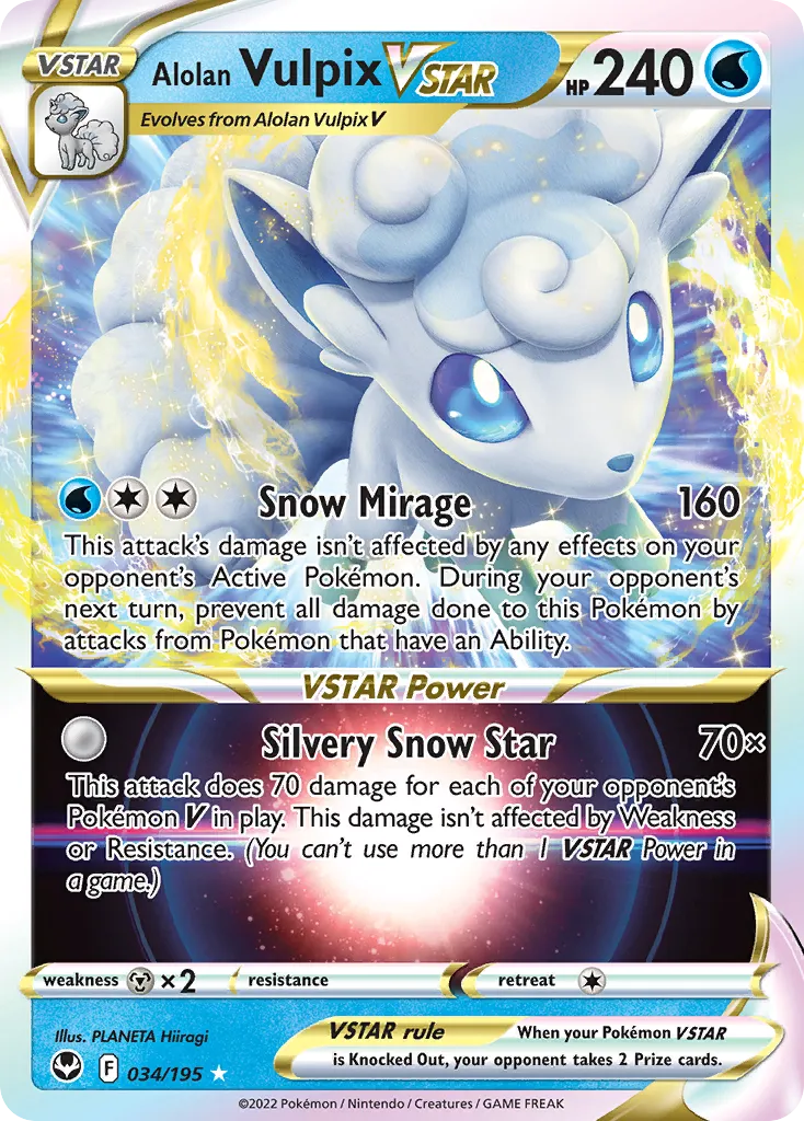 Alolan Vulpix VSTAR - Silver Tempest