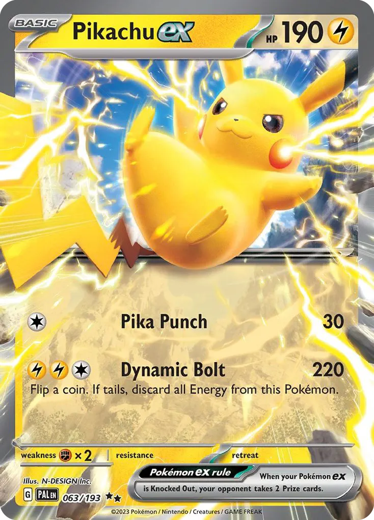 Pikachu ex - Paldea Evolved