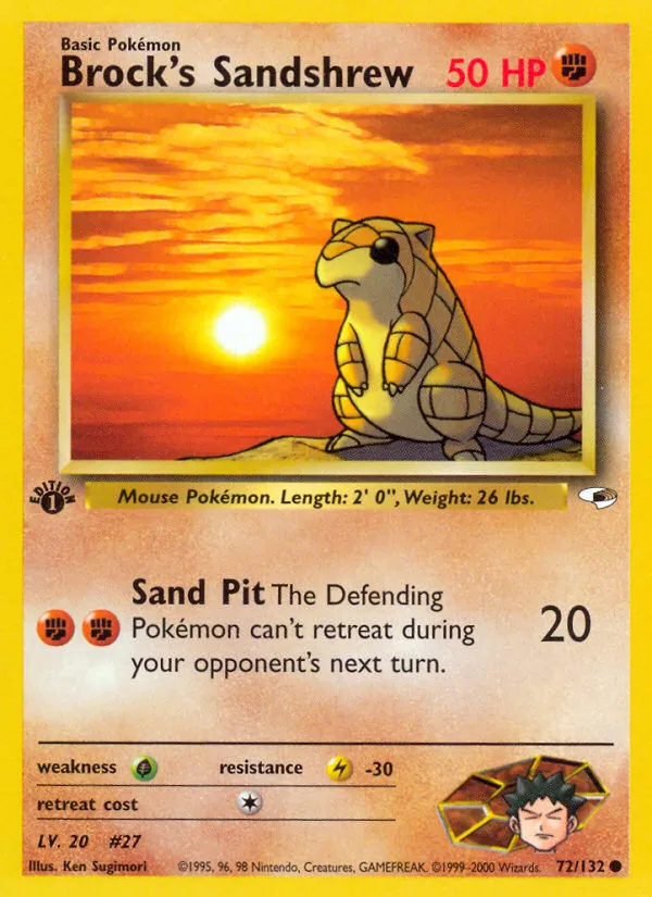 Brock's Sandshrew - Gym Heroes