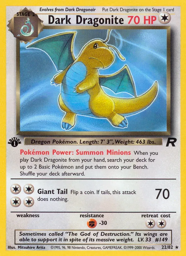 Dark Dragonite - Team Rocket