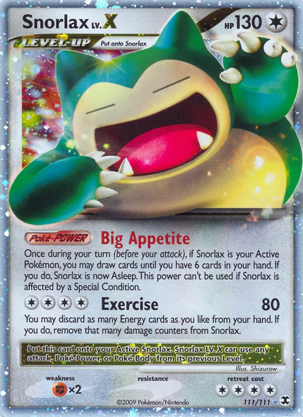 Snorlax LV.X - Rising Rivals