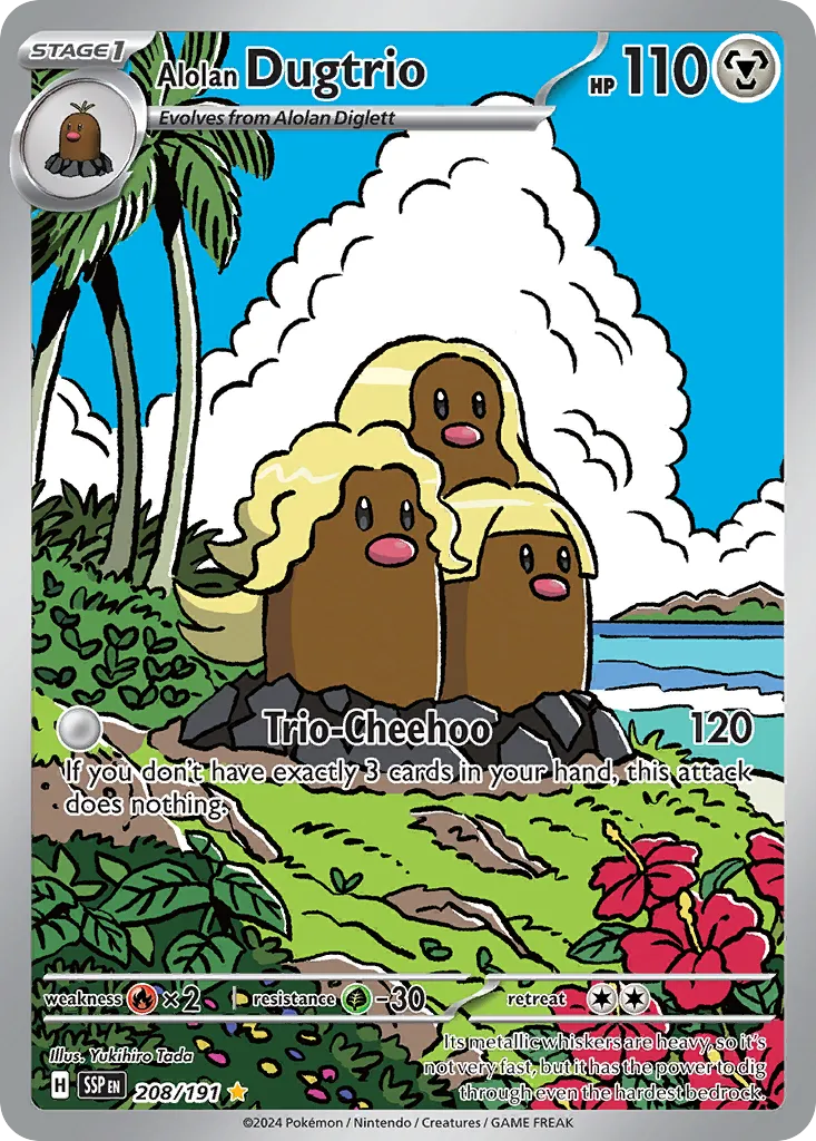 Alolan Dugtrio - Surging Sparks
