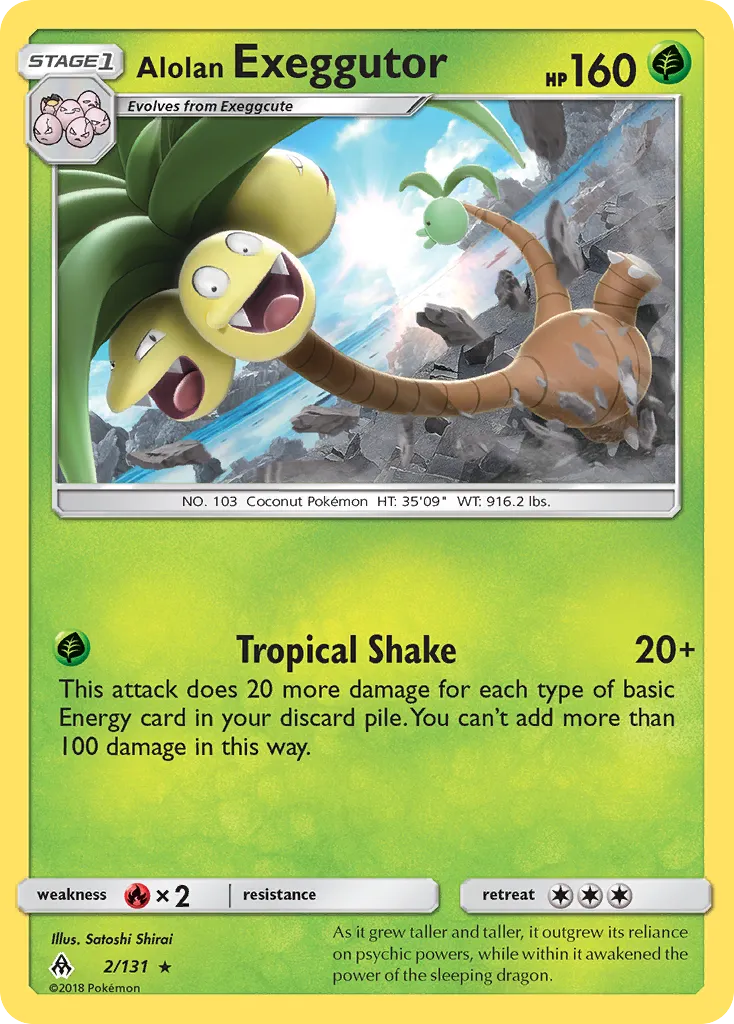 Alolan Exeggutor - Forbidden Light