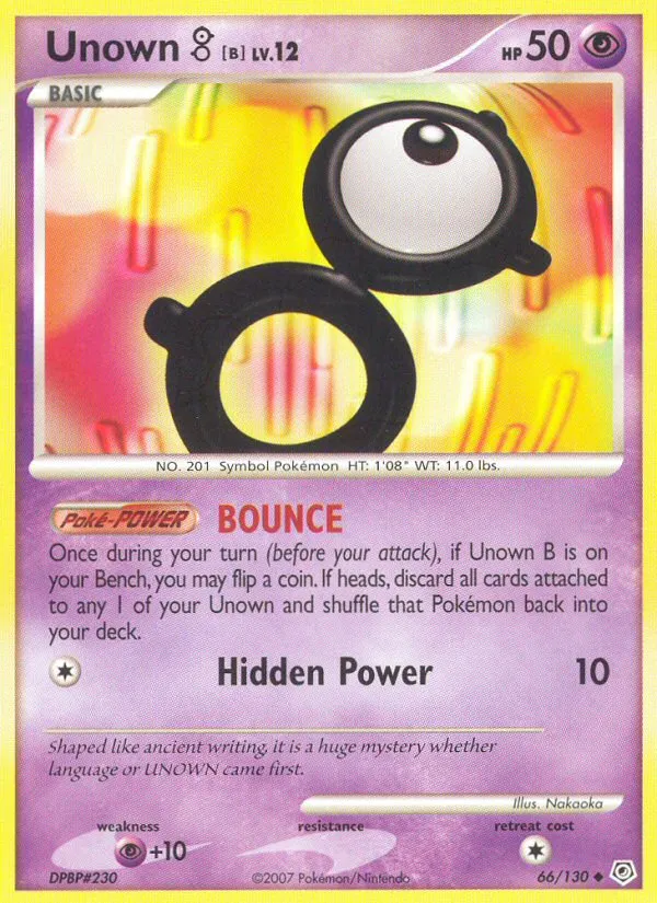 Unown [B] - Diamond & Pearl