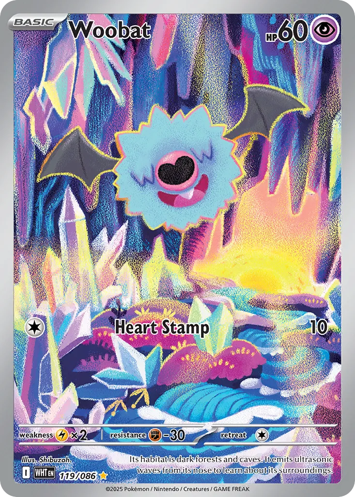 Woobat - White Flare