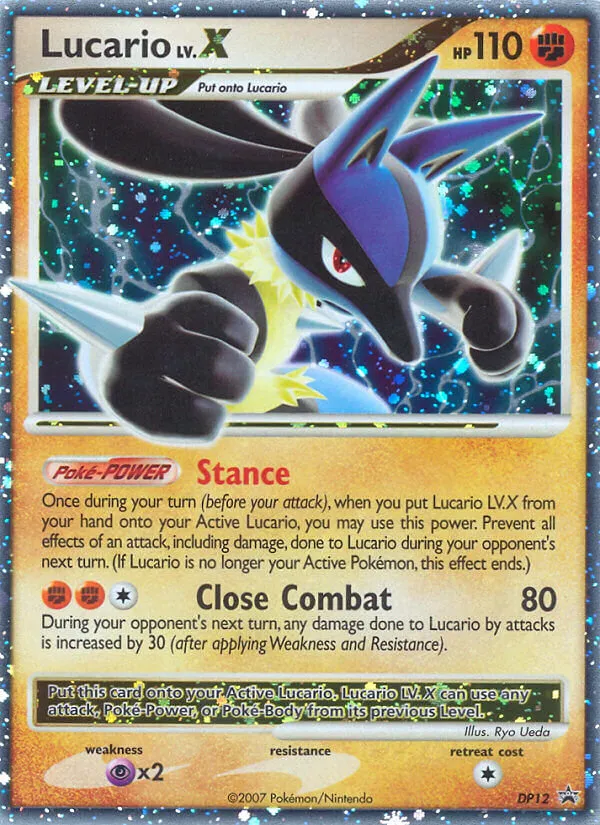Lucario LV.X - DP Black Star Promos