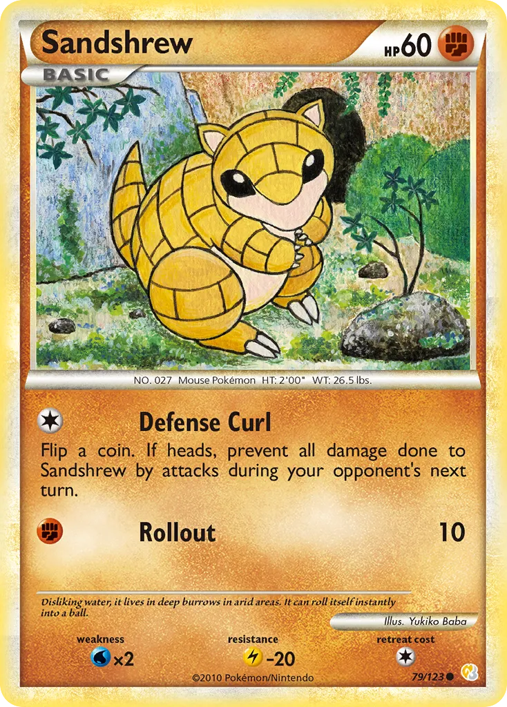 Sandshrew - HeartGold & SoulSilver