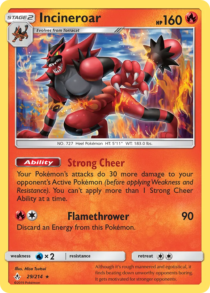 Incineroar - Unbroken Bonds
