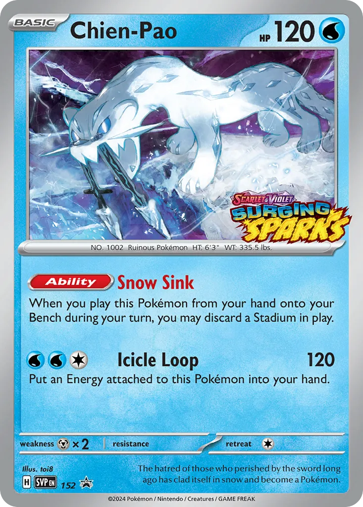 Chien-Pao - Scarlet & Violet Black Star Promos