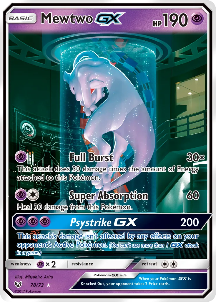 Mewtwo-GX - Shining Legends