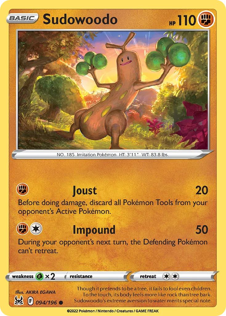Sudowoodo - Lost Origin