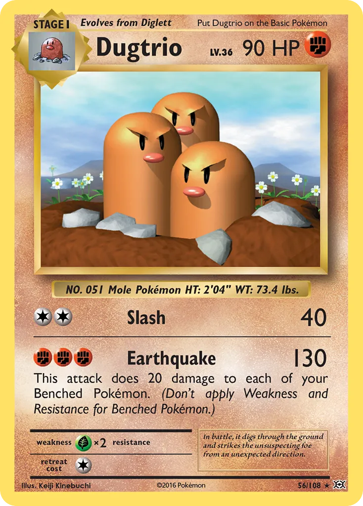 Dugtrio - Evolutions