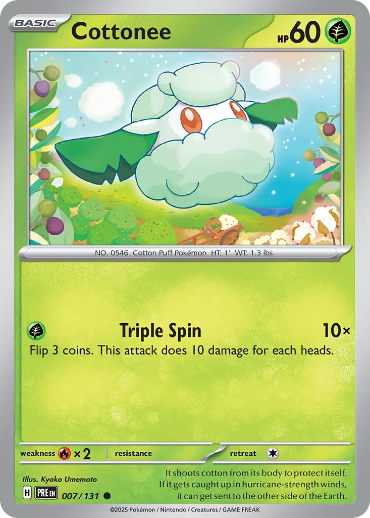 Cottonee - Prismatic Evolutions