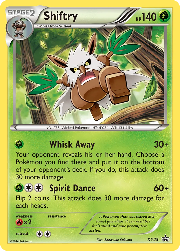 Shiftry - XY Black Star Promos