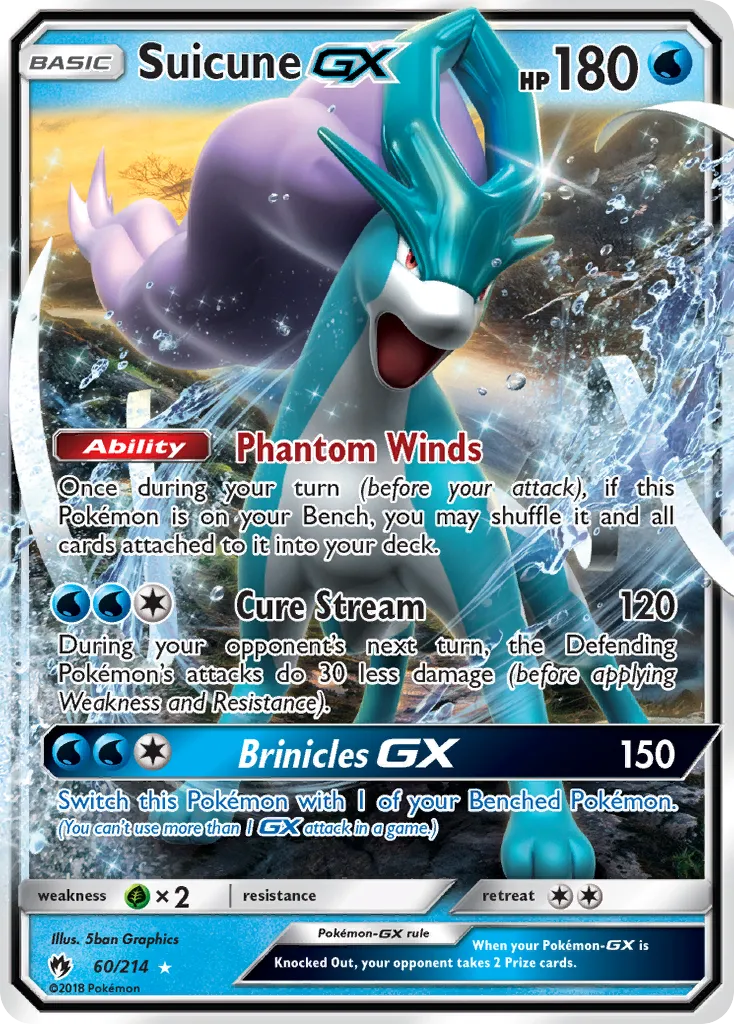 Suicune-GX - Lost Thunder