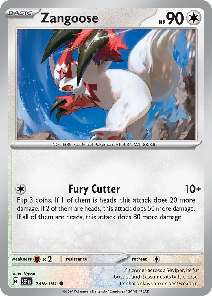 Zangoose - Surging Sparks