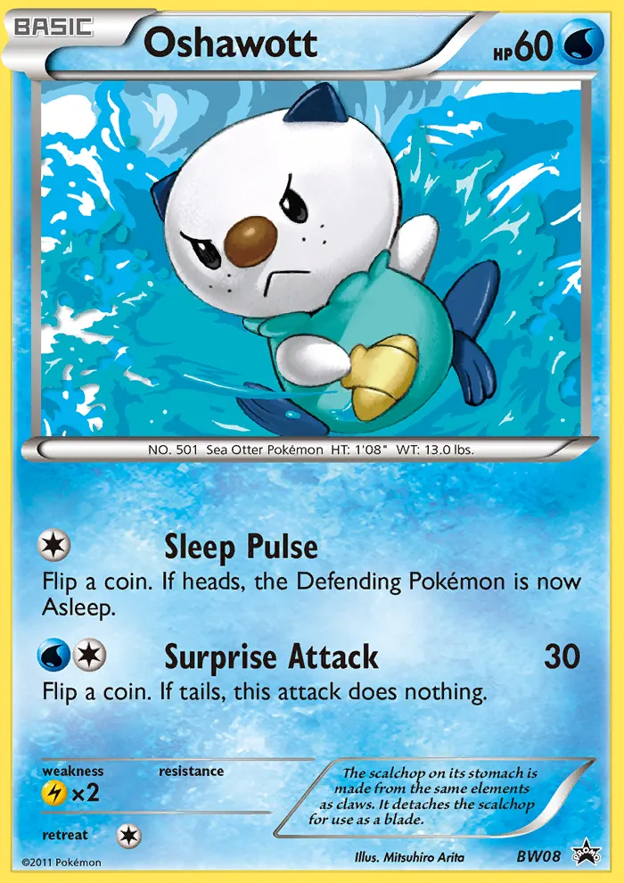 Oshawott - BW Black Star Promos