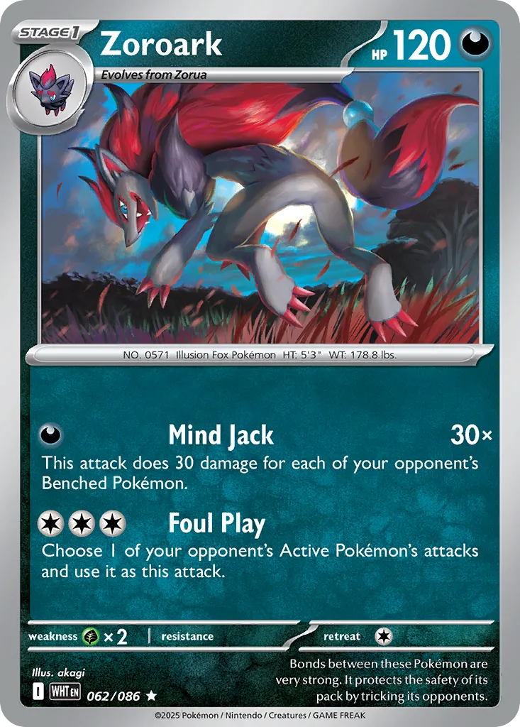 Zoroark - White Flare