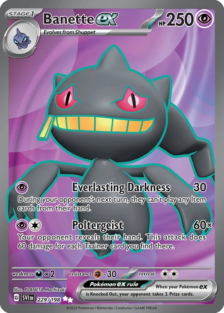 Banette ex - Scarlet & Violet