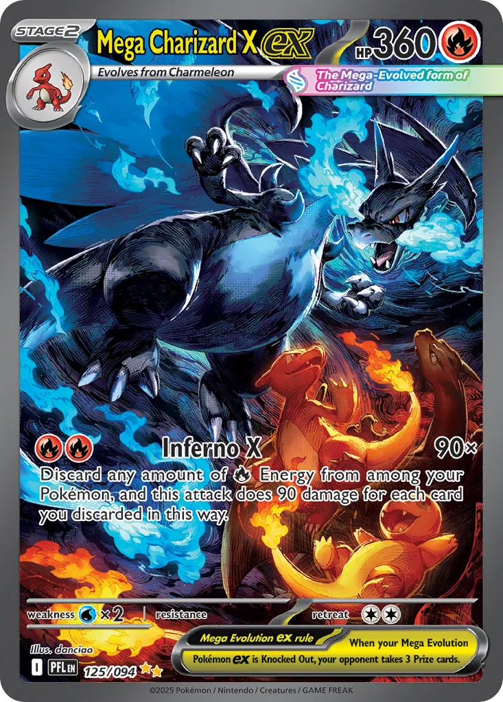 Mega Charizard X ex - Phantasmal Flames