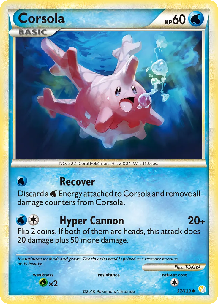 Corsola - HeartGold & SoulSilver