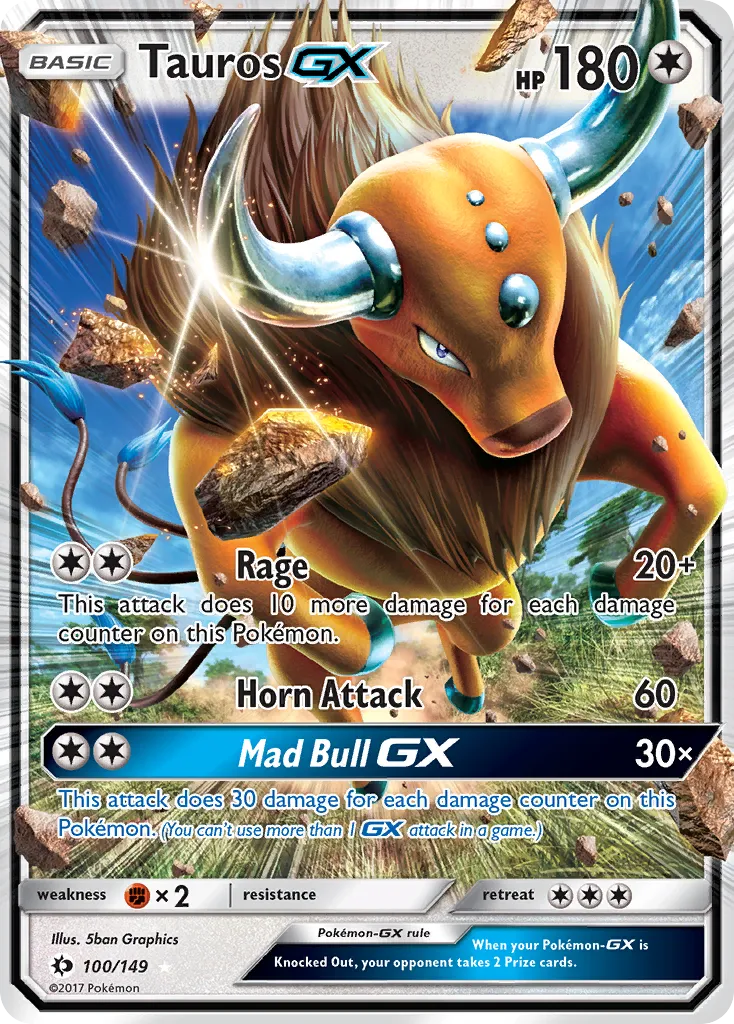 Tauros-GX - Sun & Moon
