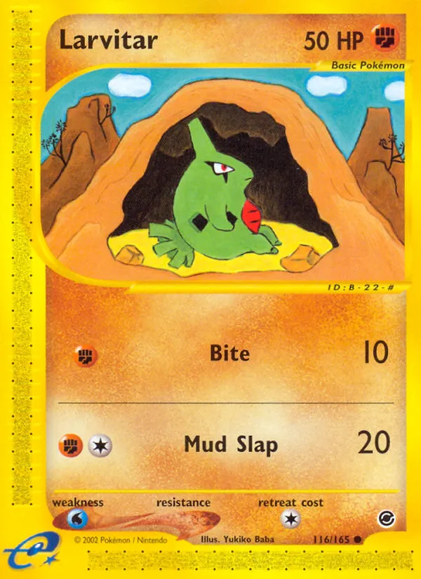 Larvitar - Expedition Base Set