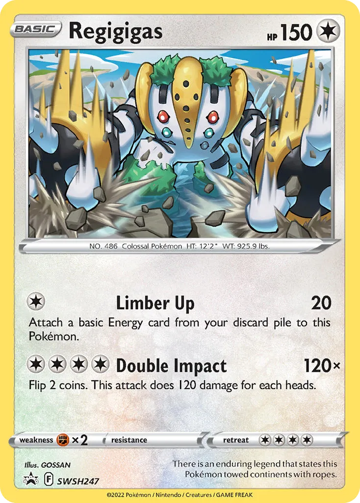Regigigas - SWSH Black Star Promos