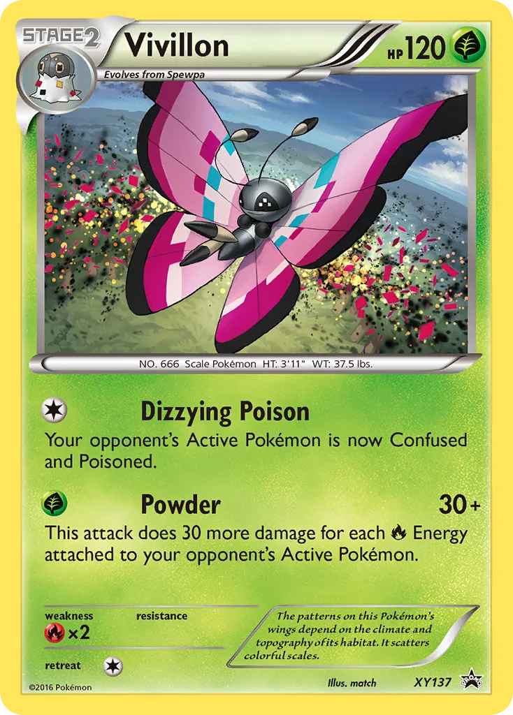 Vivillon - XY Black Star Promos