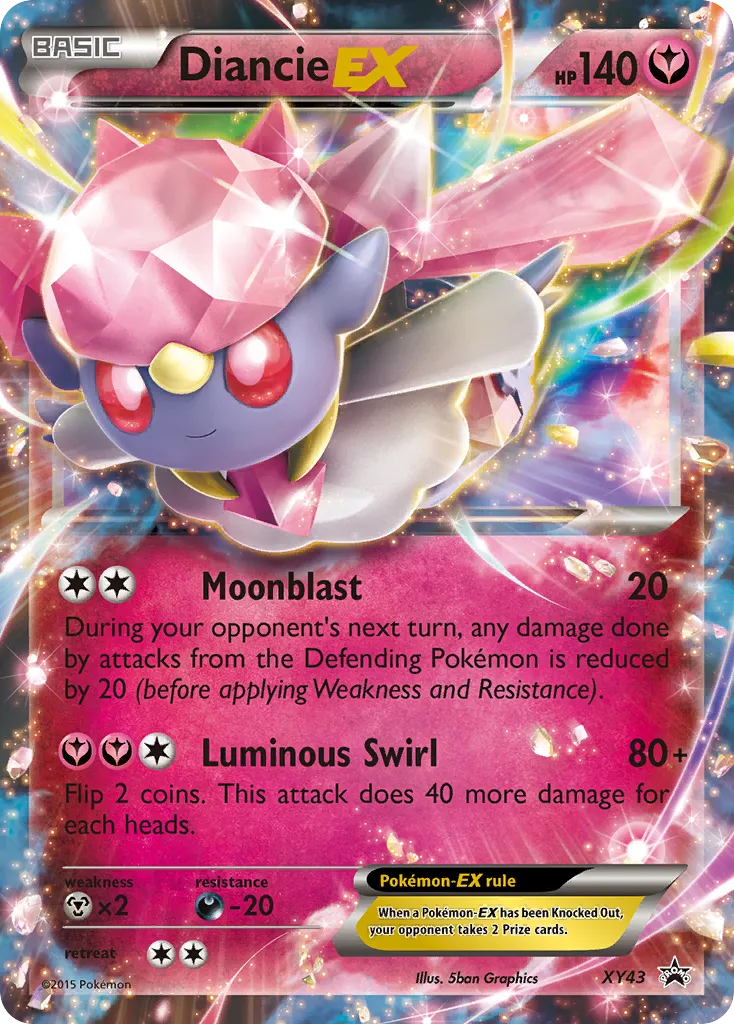 Diancie-EX - XY Black Star Promos