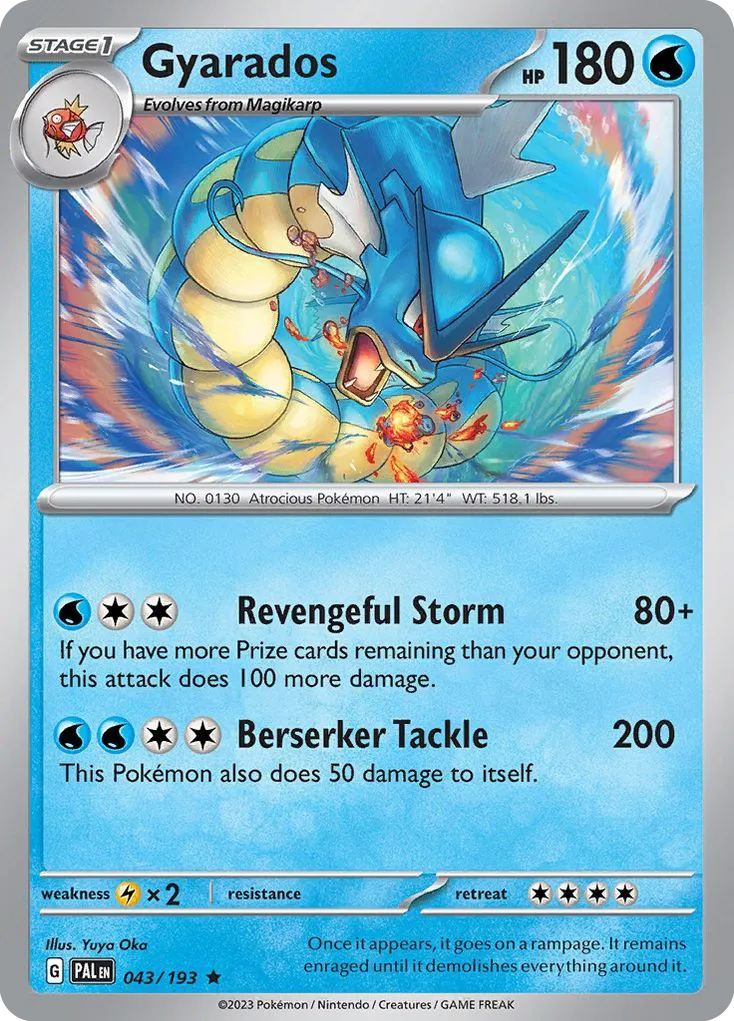 Gyarados - Paldea Evolved