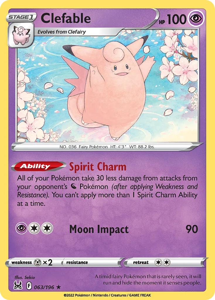 Clefable - Lost Origin