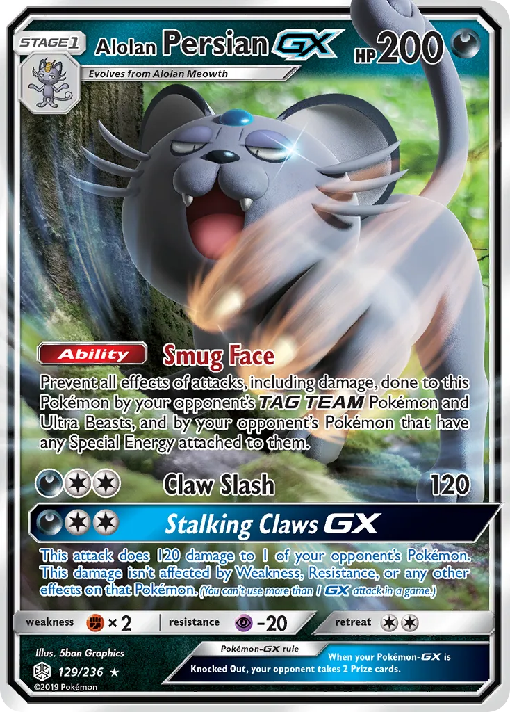 Alolan Persian-GX - Cosmic Eclipse