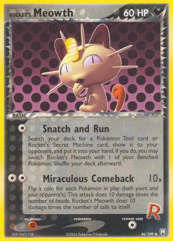 Rocket's Meowth - Team Rocket Returns