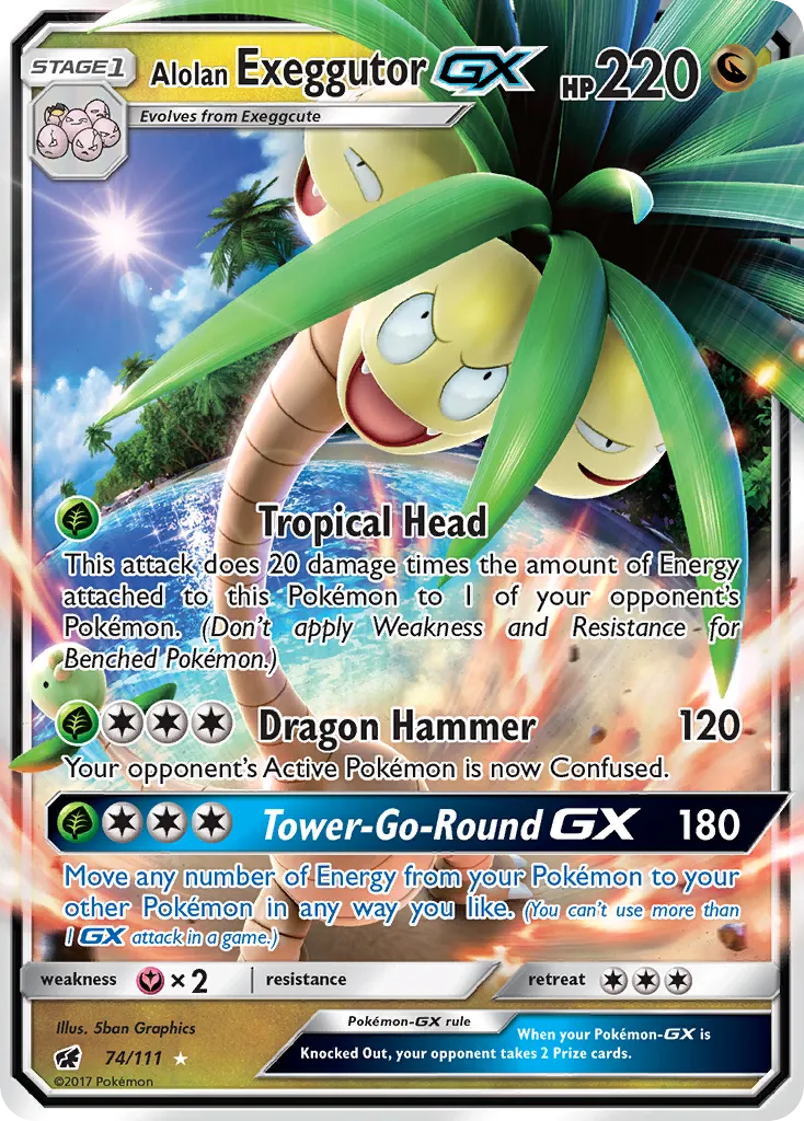 Alolan Exeggutor-GX - Crimson Invasion