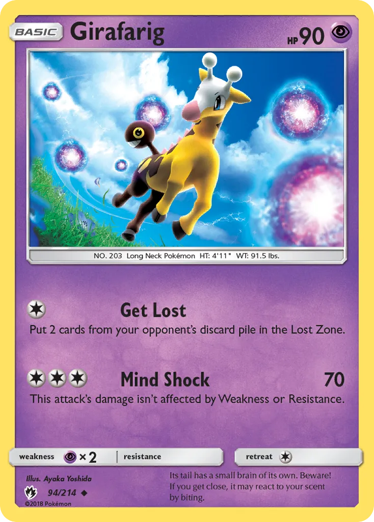 Girafarig - Lost Thunder