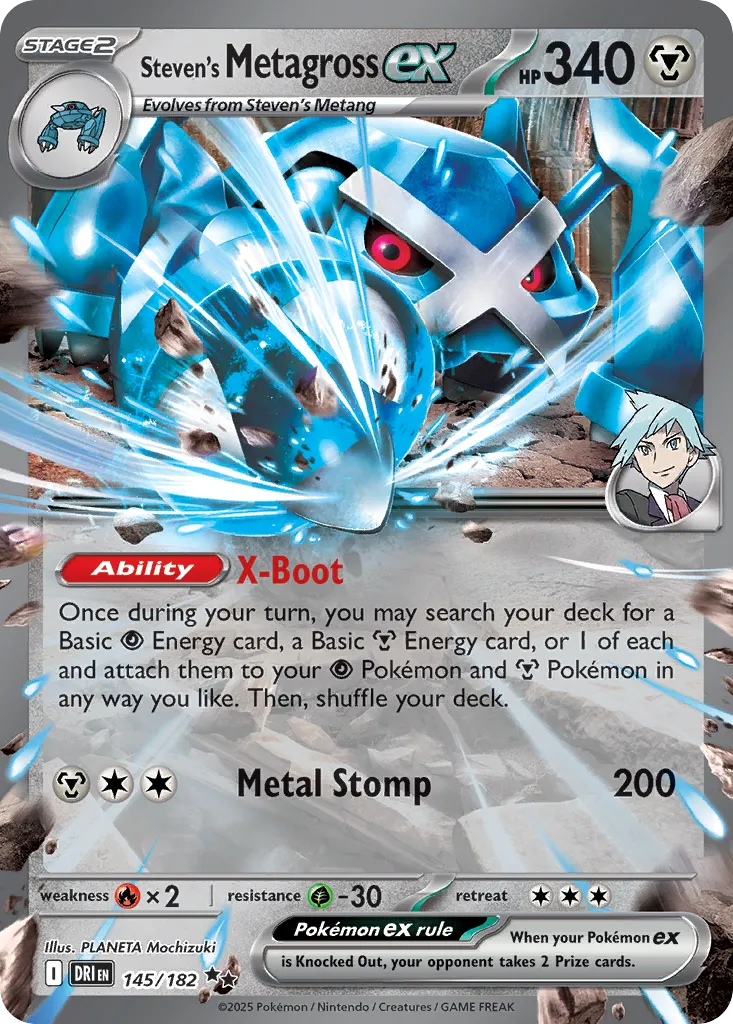 Steven's Metagross ex - Destined Rivals